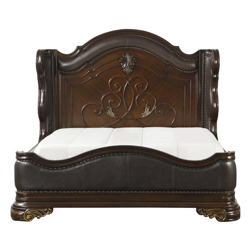 Royal Highlands Queen Bed in Cherry - 1603-1 image