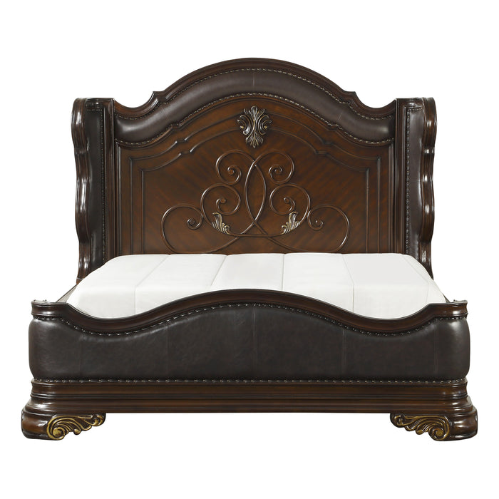 Royal Highlands Queen Bed in Cherry - 1603-1 image