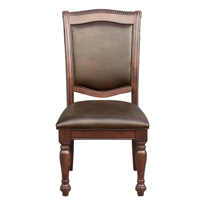 Lordsburg SIDE CHAIR in Brown/Cherry - 5473S image