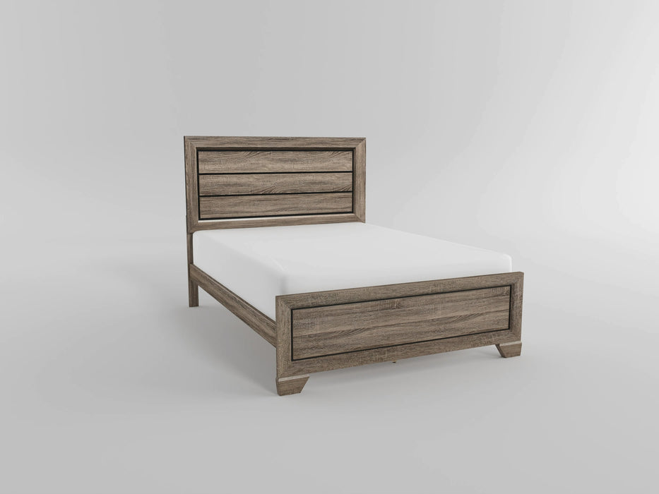 Beechnut Queen Bed in Gray - 1904GY-1