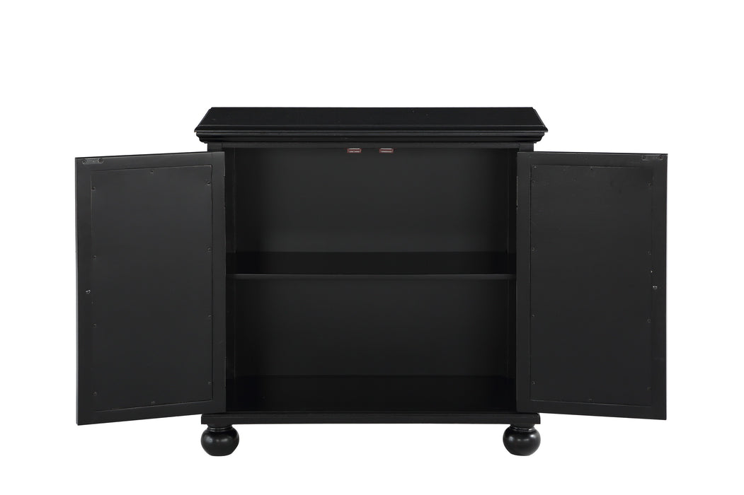 Poppy Accent Chest in Black - 1000A70BK