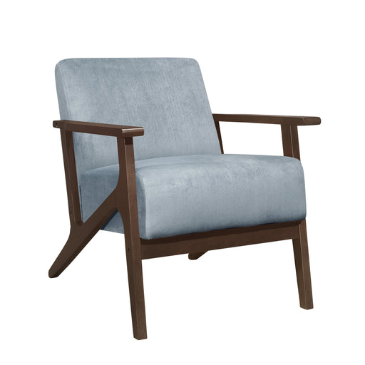 August Accent Chair in Blue - 1031BGY-1 image