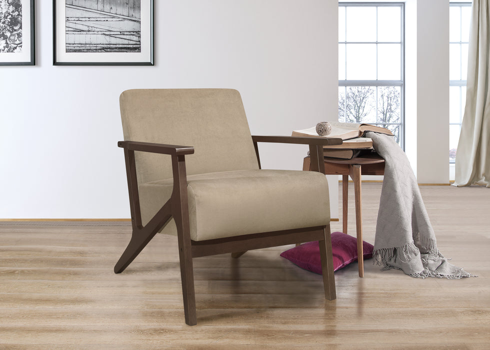 August Accent Chair in Brown - 1031BR-1