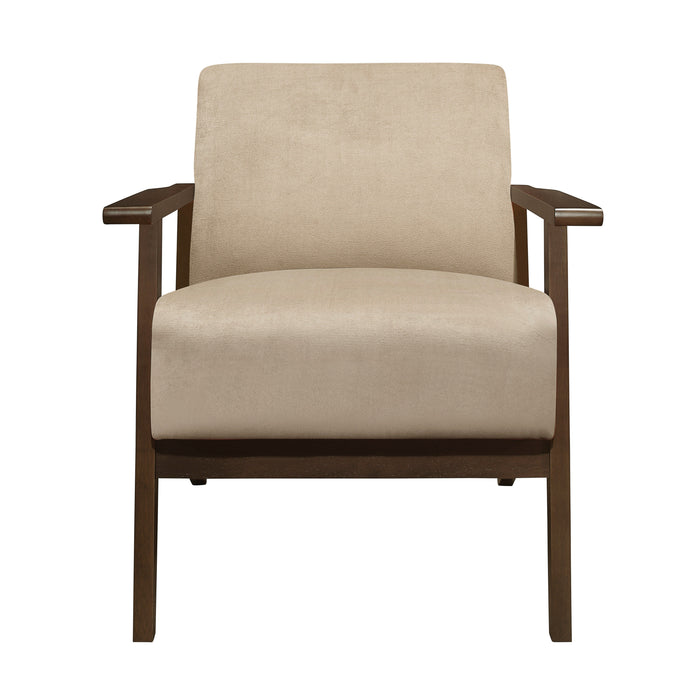 August Accent Chair in Brown - 1031BR-1