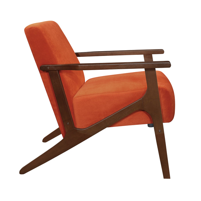 August Accent Chair in Orange - 1031RN-1