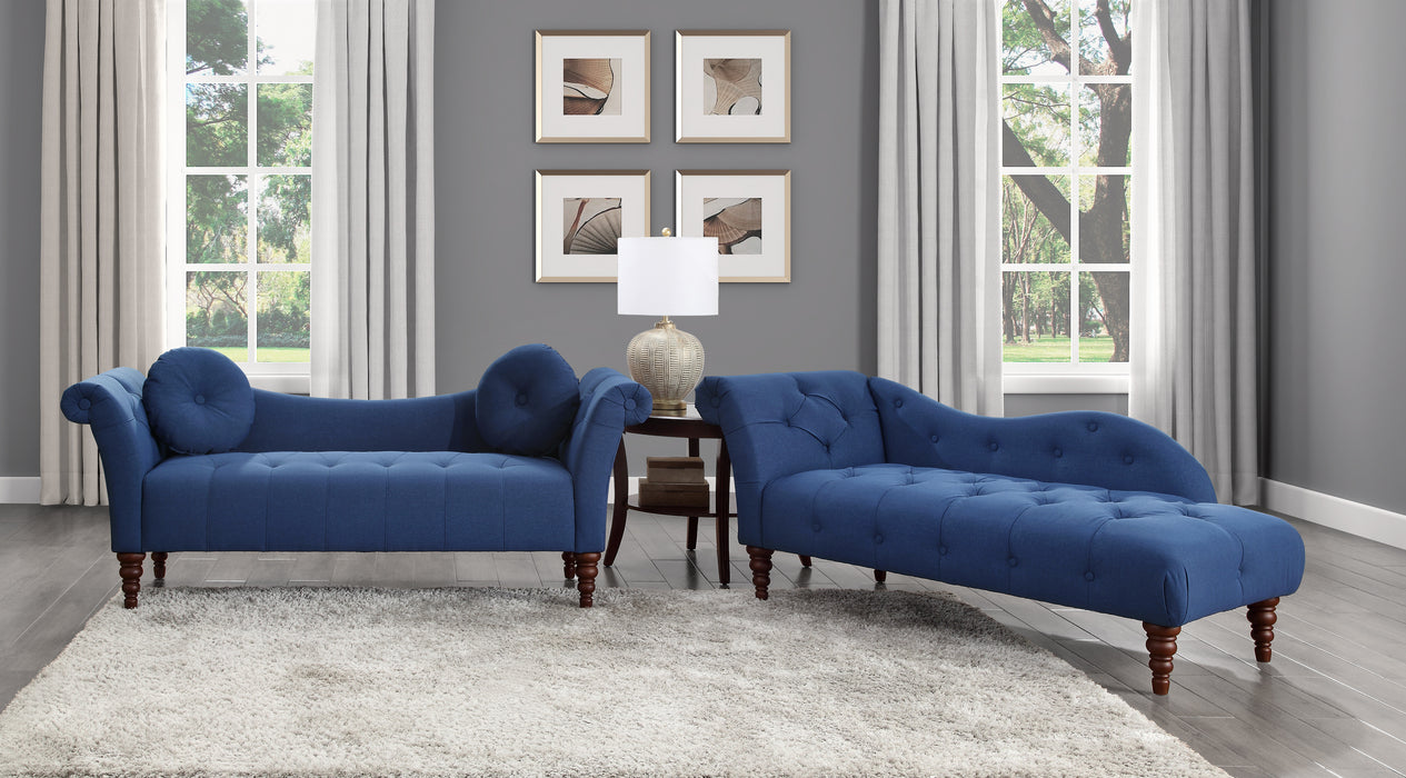 Adira Settee in Blue - 1045BU-3