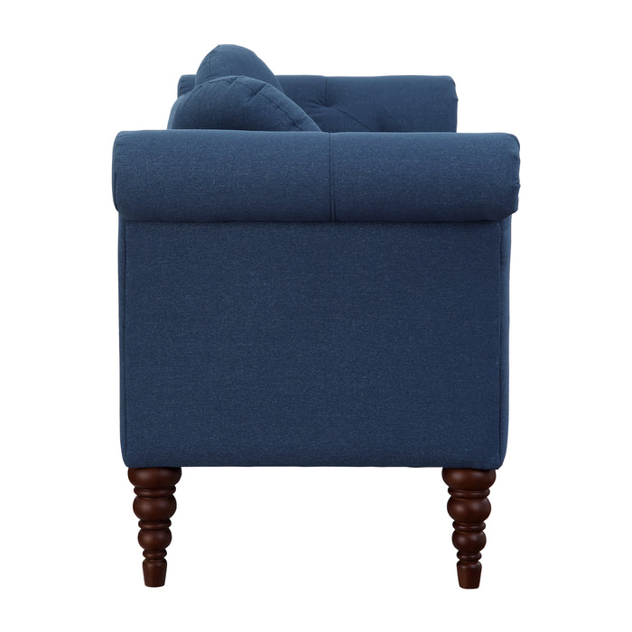 Adira Settee in Blue - 1045BU-3