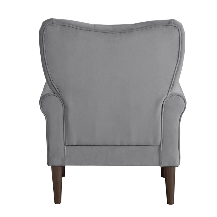 Kyrie Accent Chair in Gray - 1046DG-1