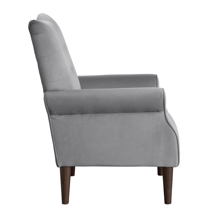 Kyrie Accent Chair in Gray - 1046DG-1