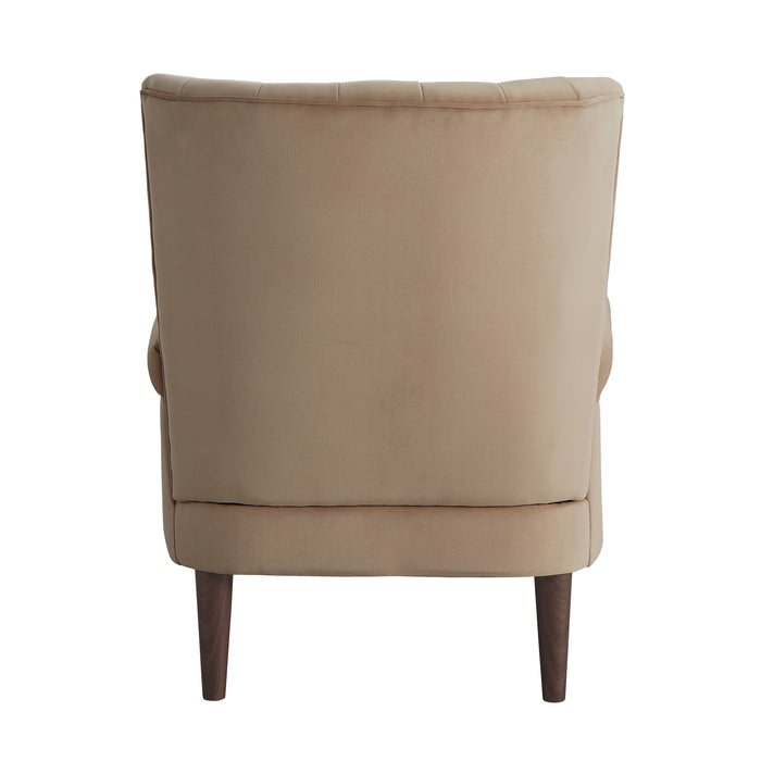 Urielle Accent Chair in Brown - 1047BR-1