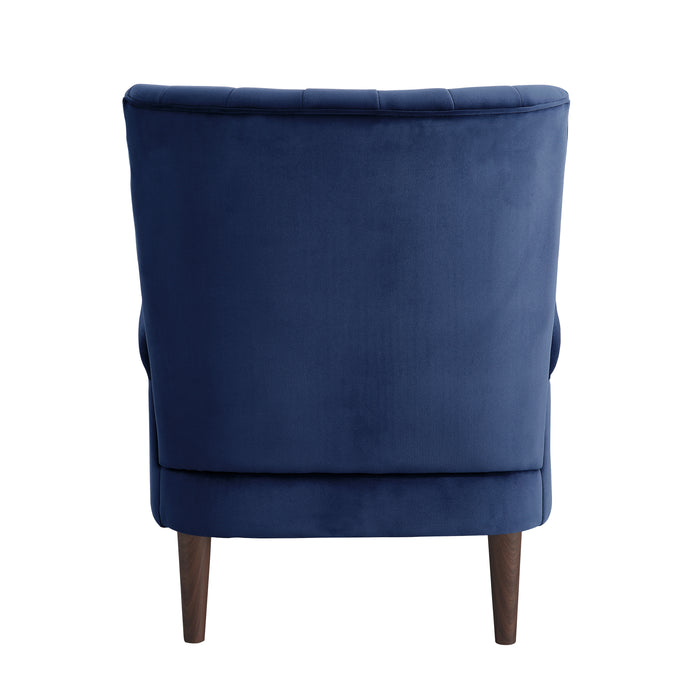 Urielle Accent Chair in Blue - 1047BU-1