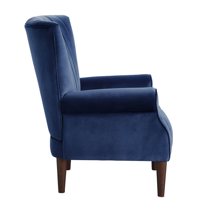 Urielle Accent Chair in Blue - 1047BU-1