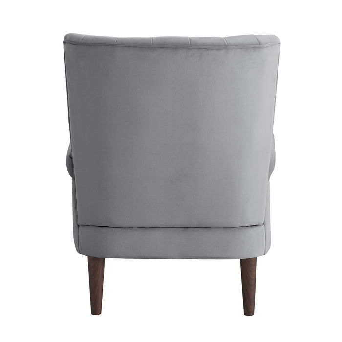 Urielle Accent Chair in Gray - 1047DG-1