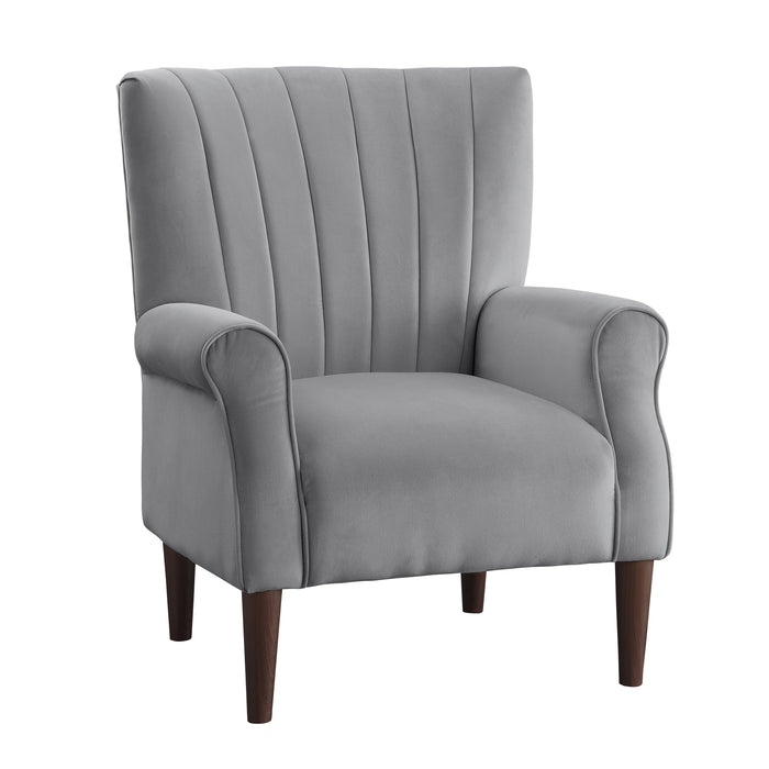 Urielle Accent Chair in Gray - 1047DG-1