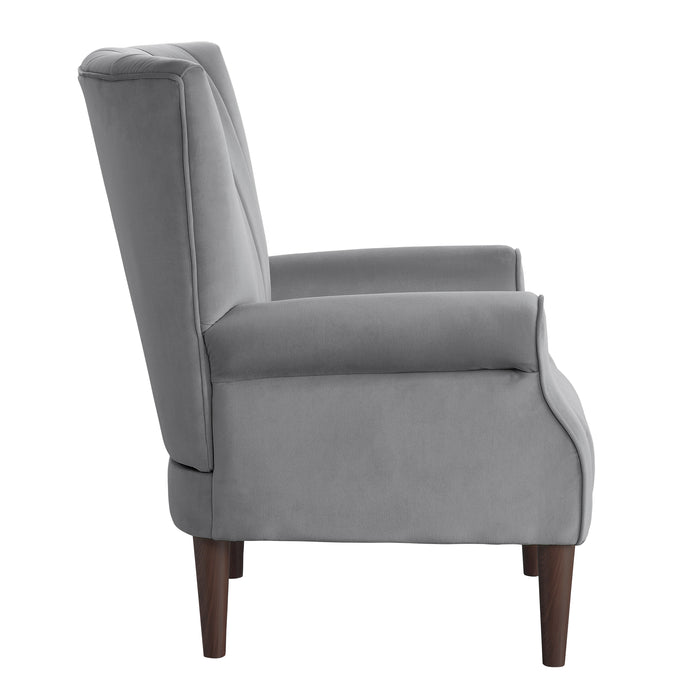 Urielle Accent Chair in Gray - 1047DG-1