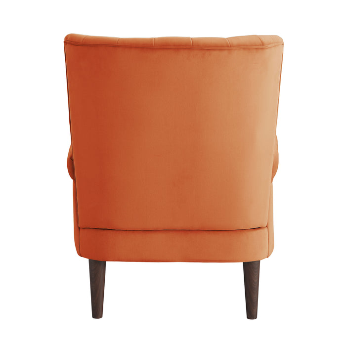 Urielle Accent Chair in Orange - 1047RN-1