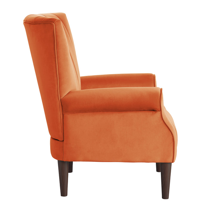 Urielle Accent Chair in Orange - 1047RN-1