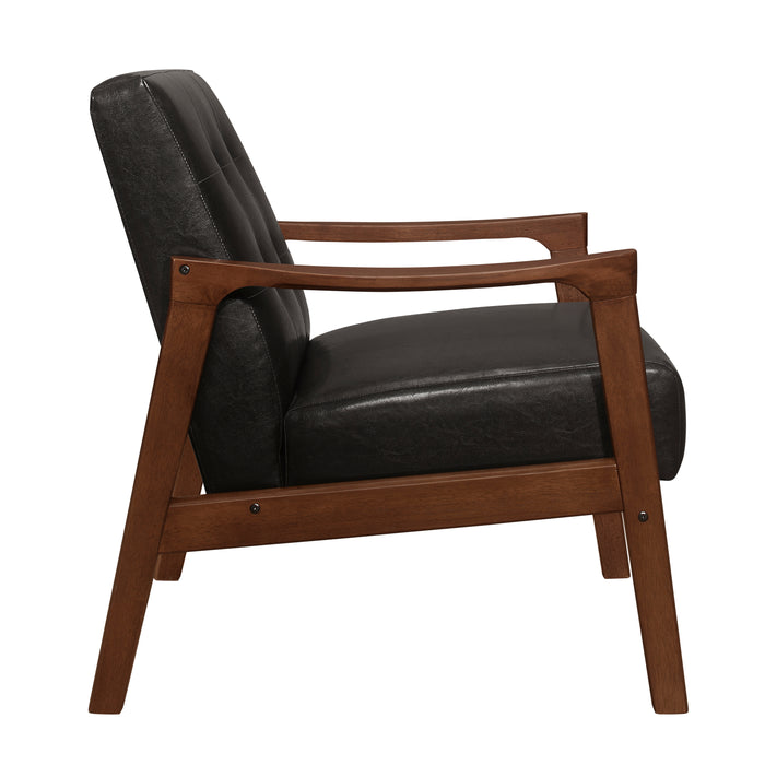 Alby Accent Chair in Brown - 1050DB-1