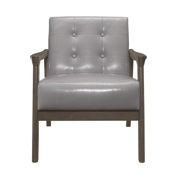 Alby Accent Chair in Gray - 1050GY-1