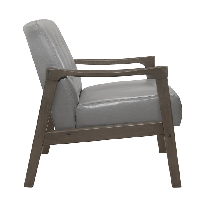 Alby Accent Chair in Gray - 1050GY-1