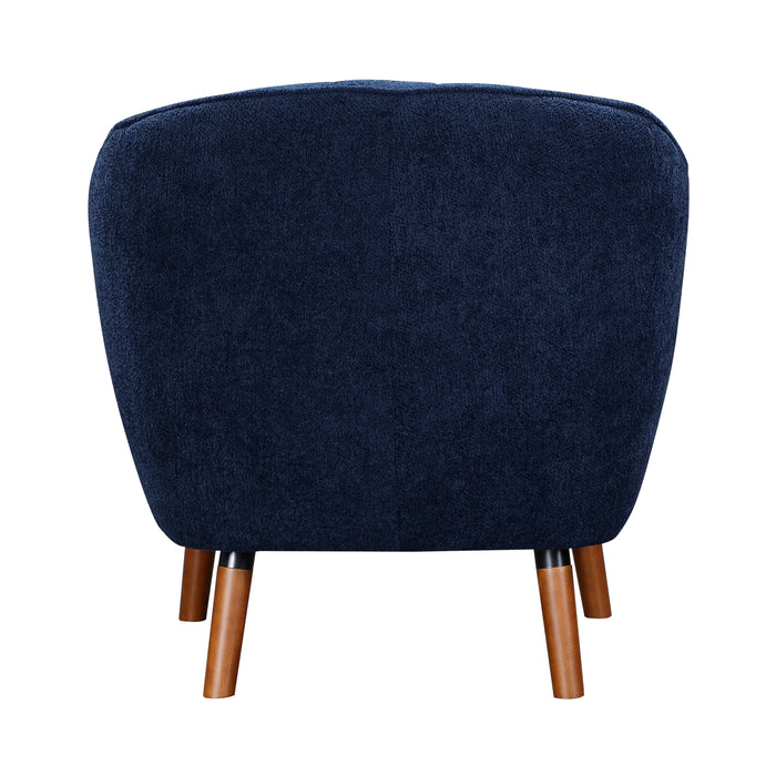 Cutler Accent Chair in Blue - 1081BU-1