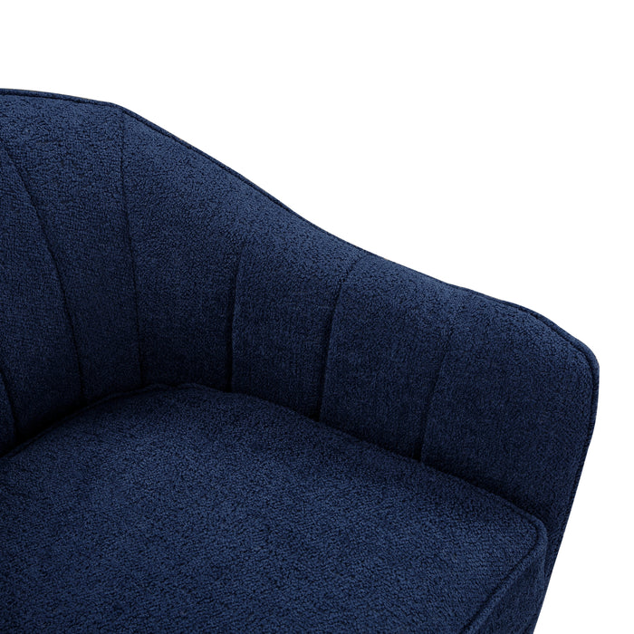 Cutler Accent Chair in Blue - 1081BU-1