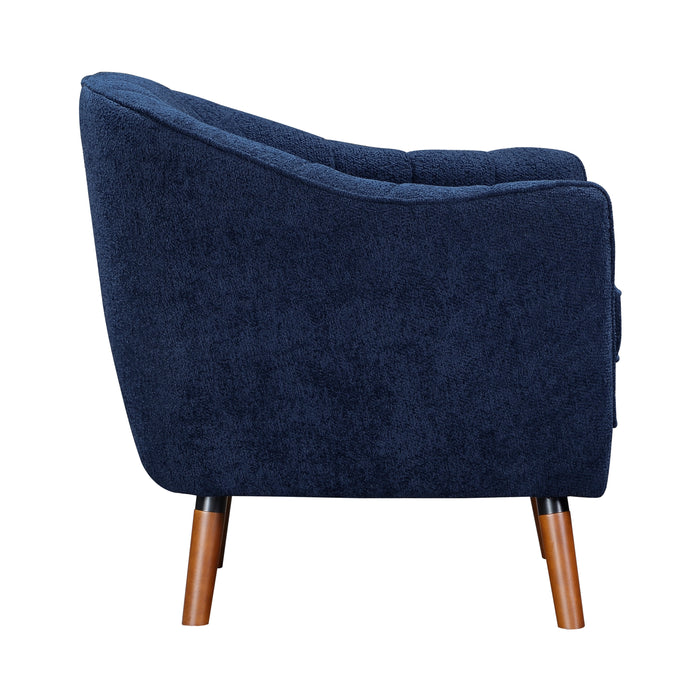 Cutler Accent Chair in Blue - 1081BU-1