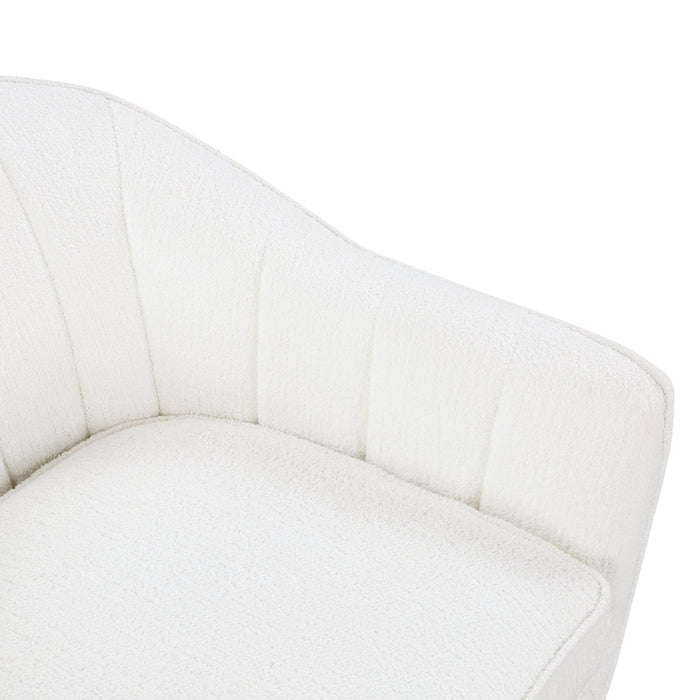 Cutler Accent Chair in White - 1081WH-1