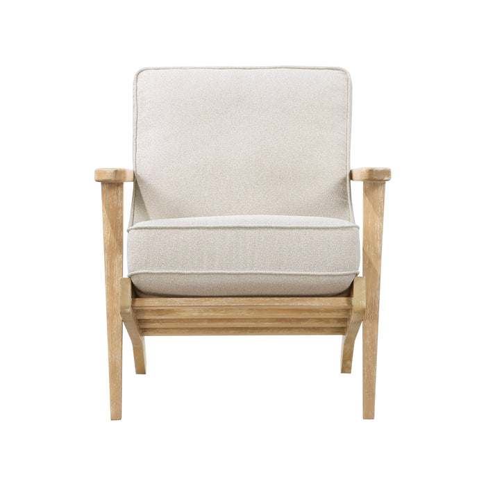 Chandler Accent Chair in Beige - 1082BE-1