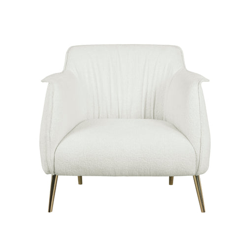 Rachael Accent Chair in Gold/White - 1085F1S image