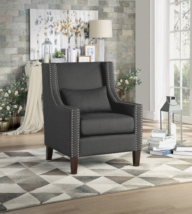 Keller Accent Chair in Gray - 1114DG-1