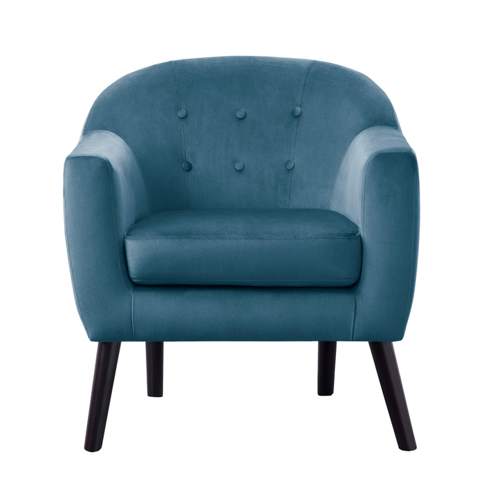 Quill Accent Chair in Blue - 1127BU-1 image