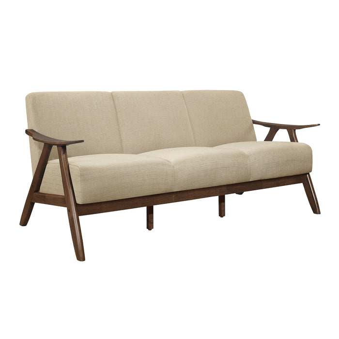 Damala Sofa in Brown - 1138BR-3