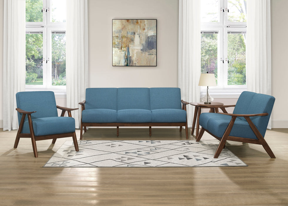 Damala Sofa in Blue - 1138BU-3