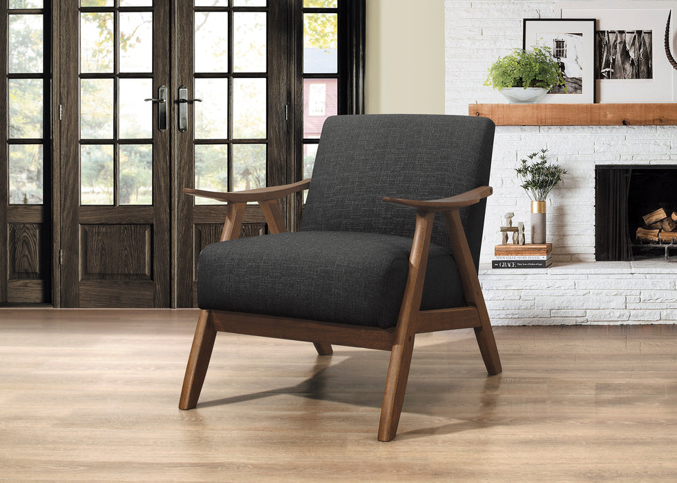 Damala ACCENT CHAIR in Gray - 1138DG-1