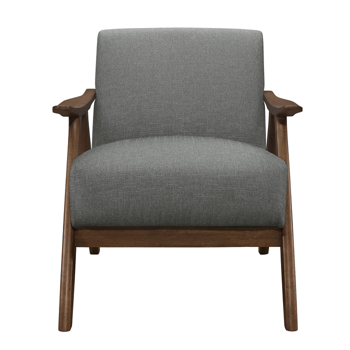 Damala ACCENT CHAIR in Gray - 1138GY-1