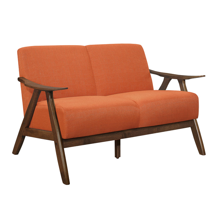 Damala Loveseat in Orange - 1138RN-2