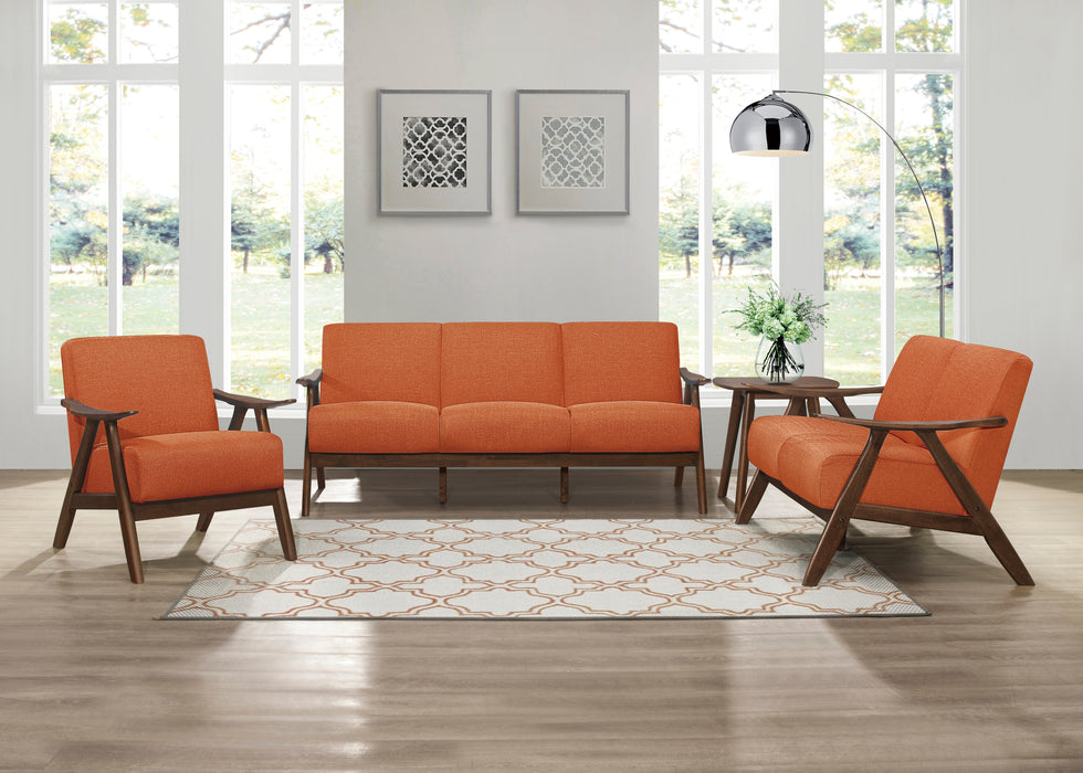 Damala Loveseat in Orange - 1138RN-2