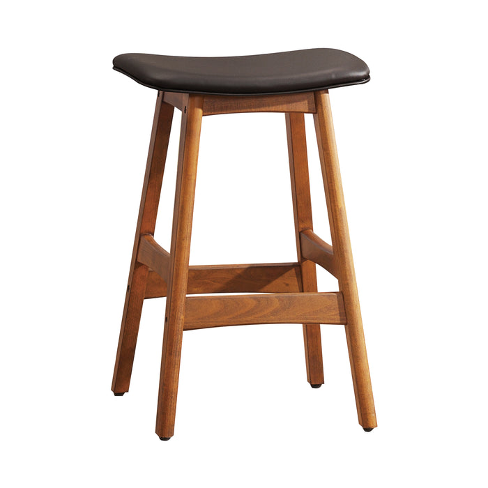 Ride Counter Height Stool, Matt Brown in Brown/Walnut - 1188DB-24 image