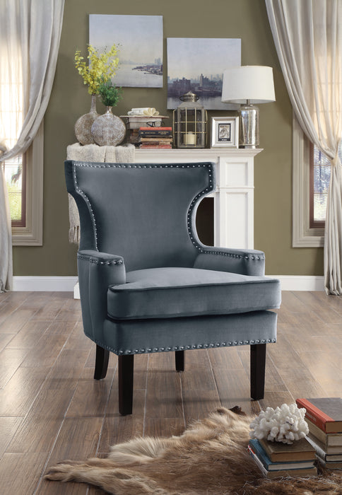 Lapis Accent Chair in Gray - 1190GY-1