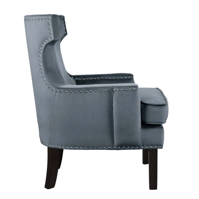 Lapis Accent Chair in Gray - 1190GY-1