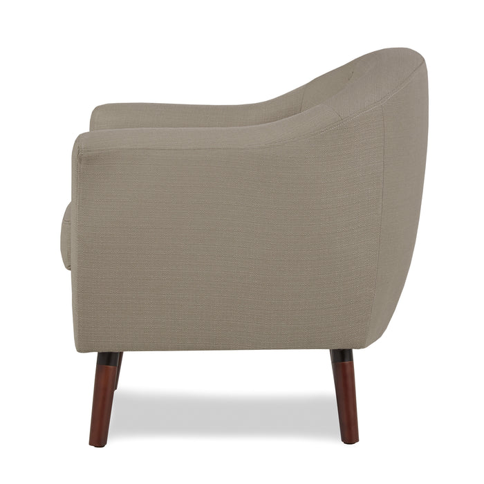 Lucille Accent Chair in Beige - 1192BE