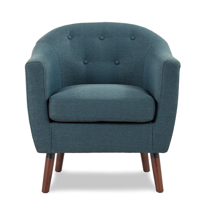 Lucille Accent Chair in Blue - 1192BL image