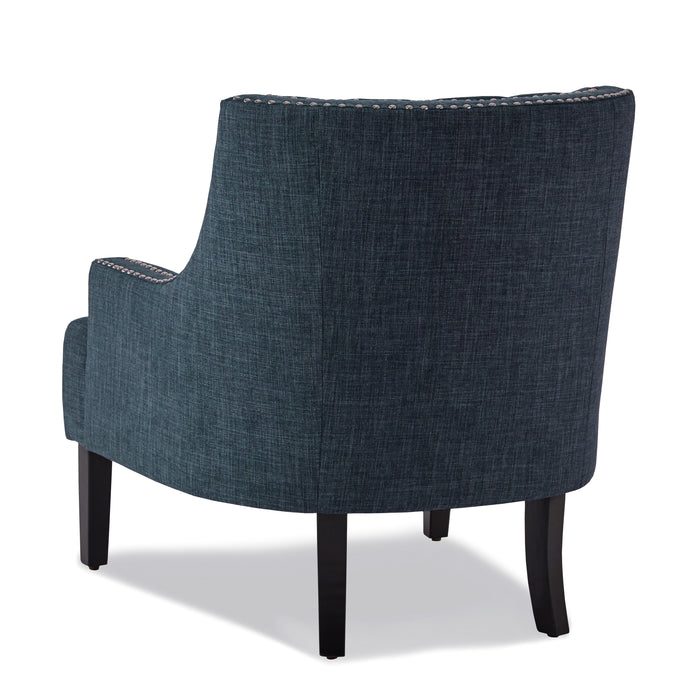 Charisma Accent Chair in Blue - 1194IN