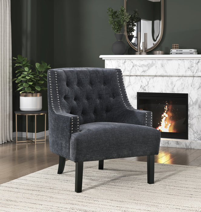 Charisma Accent Chair in Black - 1194NBK-1