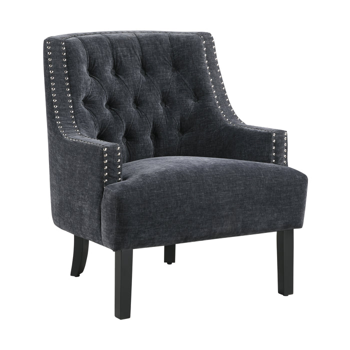 Charisma Accent Chair in Black - 1194NBK-1