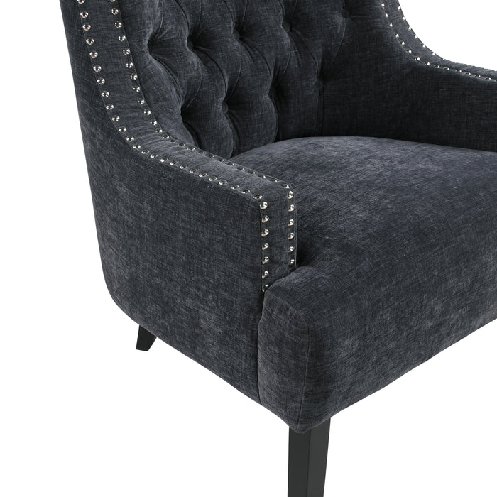 Charisma Accent Chair in Black - 1194NBK-1