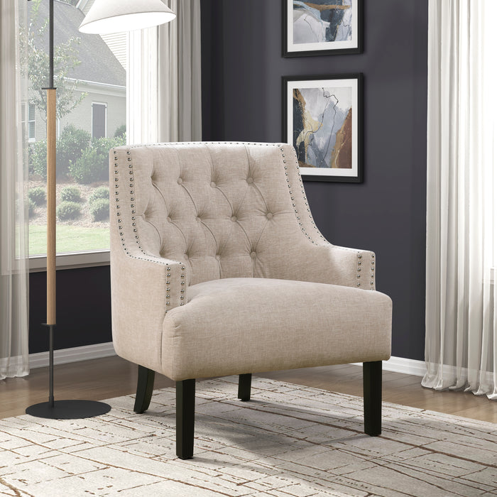 Charisma Accent Chair in Gray - 1194NCM-1