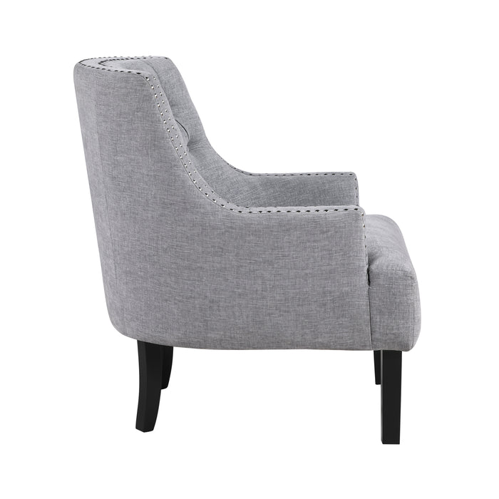 Charisma Accent Chair in Gray - 1194NGY-1