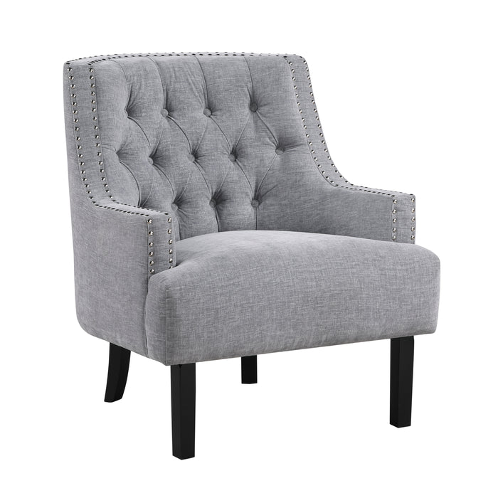 Charisma Accent Chair in Gray - 1194NGY-1